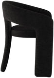 Rendition Fabric Dining Chair - Contemporary Curved Design for Modern Homes and Elegant Spaces