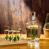 Tequila Decanter Set with Cactus Decanter (Cactus)