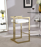 Ezra Contemporary Counter Stool Set of 2 - Stylish Seating for Home Bar or Kitchen with Comfort