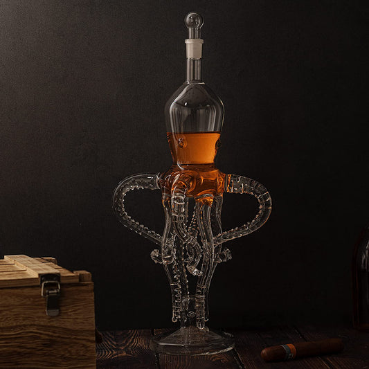 Tall Octopus Whiskey and Wine Decanter 500ml