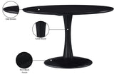 Tulip Dining Table - Chic Mid-Century Modern Design for Cozy Spaces, Perfect for Intimate Dinners