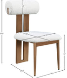 Dario Dining Chairs Set of 2 - Contemporary Comfort with Stylish Support for Your Dining Room
