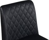 Bryce Contemporary Dining Stool Set - Stylish Quilted Design with Comfort & Sturdy Metal Support