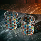The Wine Savant Artisanal Hand Painted Stained Glass