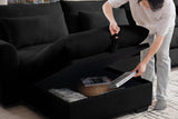 HARMONY 86" Sofa Loveseat with 1 Ottoman