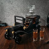 Old Fashioned Car Whiskey Decanter Set