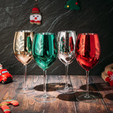 Multicolor 4-Piece Tree Stemless Wine & Water Glasses (Stemmed)