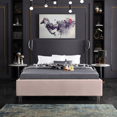 Ghost Velvet King Bed