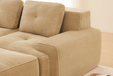 CORDELIA 117" 3-Seater Sofa with 2 Ottomans