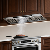 CIARRA Professional Series 28 inch Built-In Range Hood Insert with 4-Speed Levels and Smart Control | CAS28927A-OW