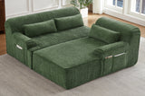 ZELAR 102" Chenille Right Chaise Sofa
