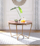 Eleanor Walnut Veneer Dining Table with Brushed Gold Base - Contemporary Design for Stylish Spaces