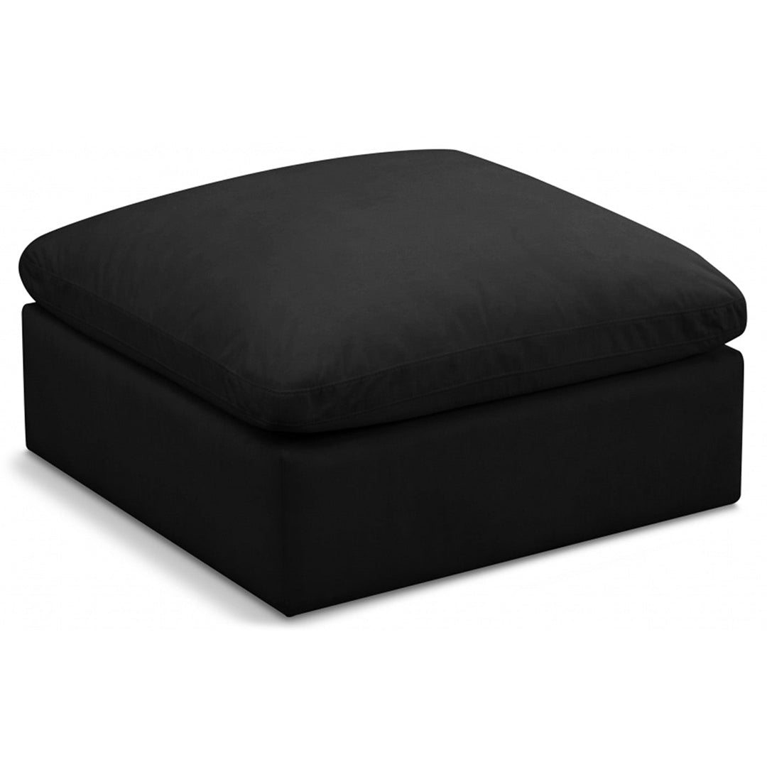 Plush Velvet Standard Comfort Modular Ottoman