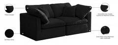 Plush Velvet Standard Comfort Modular Sofa