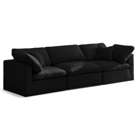 Plush Velvet Standard Comfort Modular Sofa