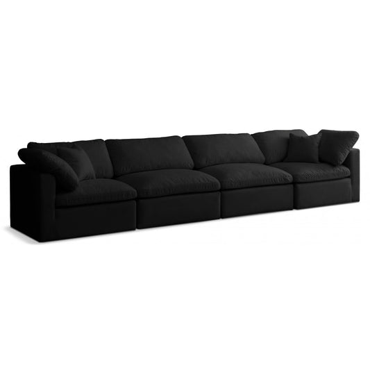 Plush Velvet Standard Comfort Modular Sofa