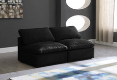 Plush Velvet Standard Comfort Modular Sofa