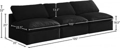 Plush Velvet Standard Comfort Modular Sofa