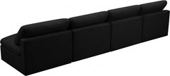 Plush Velvet Standard Comfort Modular Sofa