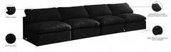 Plush Velvet Standard Comfort Modular Sofa