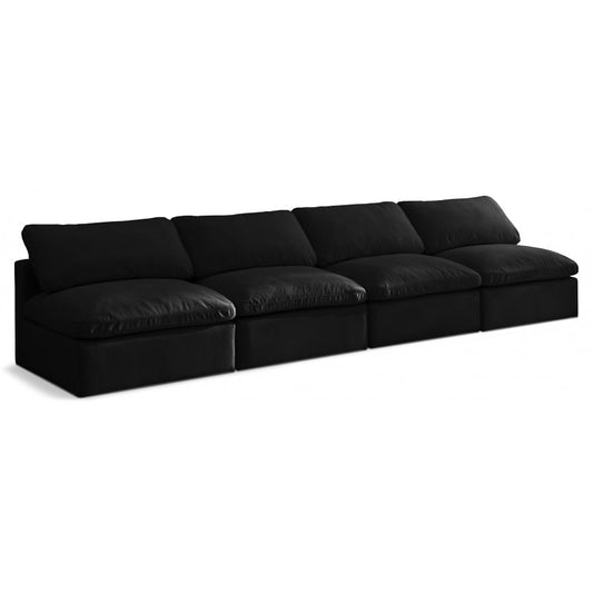 Plush Velvet Standard Comfort Modular Sofa