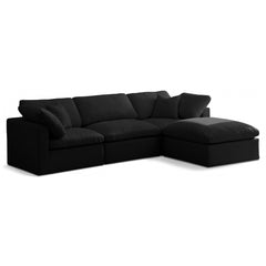 Plush Velvet Standard Comfort Modular Sectional