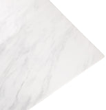 Cameron Gold Stainless Steel Dining Table with Marble Veneer Top - Contemporary Design Elegance