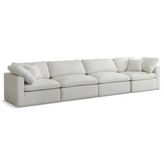 Plush Velvet Standard Comfort Modular Sofa