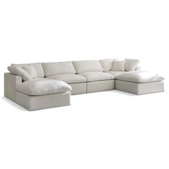 Plush Velvet Standard Comfort Modular Sectional