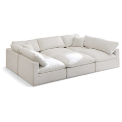 Plush Velvet Standard Comfort Modular Sectional