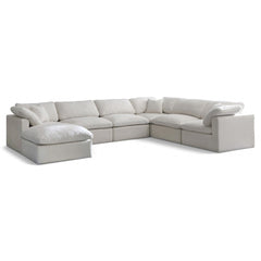 Plush Velvet Standard Comfort Modular Sectional