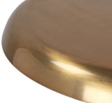 Lang Adjustable Contemporary Counter/Bar Stool in Elegant Gold Finish for Versatile Spaces