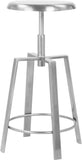 Lang Adjustable Contemporary Counter/Bar Stool in Elegant Gold Finish for Versatile Spaces