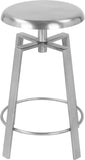 Lang Adjustable Contemporary Counter/Bar Stool in Elegant Gold Finish for Versatile Spaces