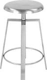 Lang Adjustable Contemporary Counter/Bar Stool in Elegant Gold Finish for Versatile Spaces