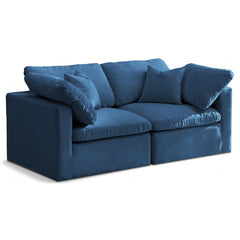 Plush Velvet Standard Comfort Modular Sofa