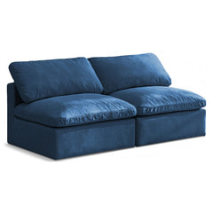 Plush Velvet Standard Comfort Modular Sofa