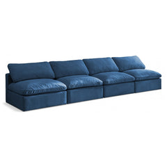 Plush Velvet Standard Comfort Modular Sofa