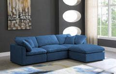 Plush Velvet Standard Comfort Modular Sectional