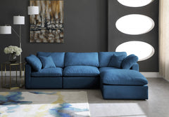 Plush Velvet Standard Comfort Modular Sectional