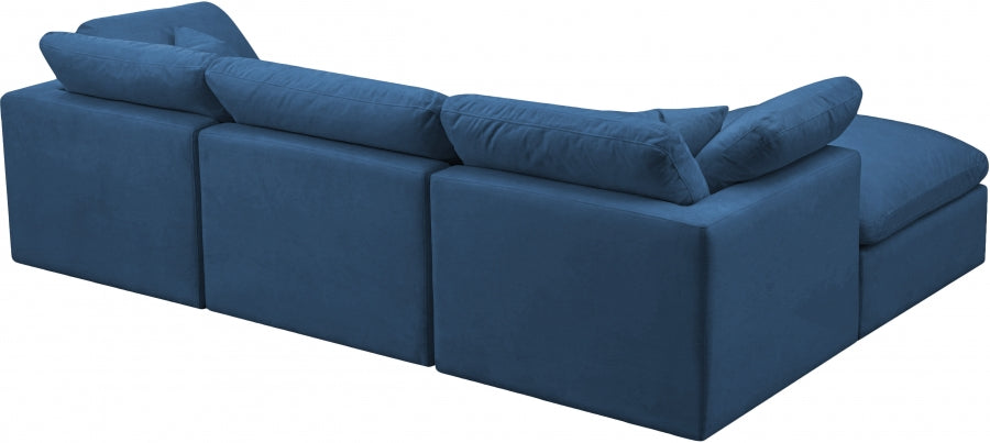 Plush Velvet Standard Comfort Modular Sectional