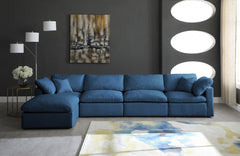 Plush Velvet Standard Comfort Modular Sectional