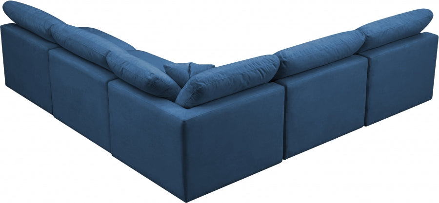 Plush Velvet Standard Comfort Modular Sectional