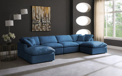 Plush Velvet Standard Comfort Modular Sectional