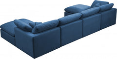 Plush Velvet Standard Comfort Modular Sectional