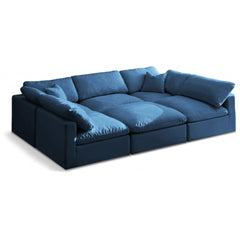 Plush Velvet Standard Comfort Modular Sectional