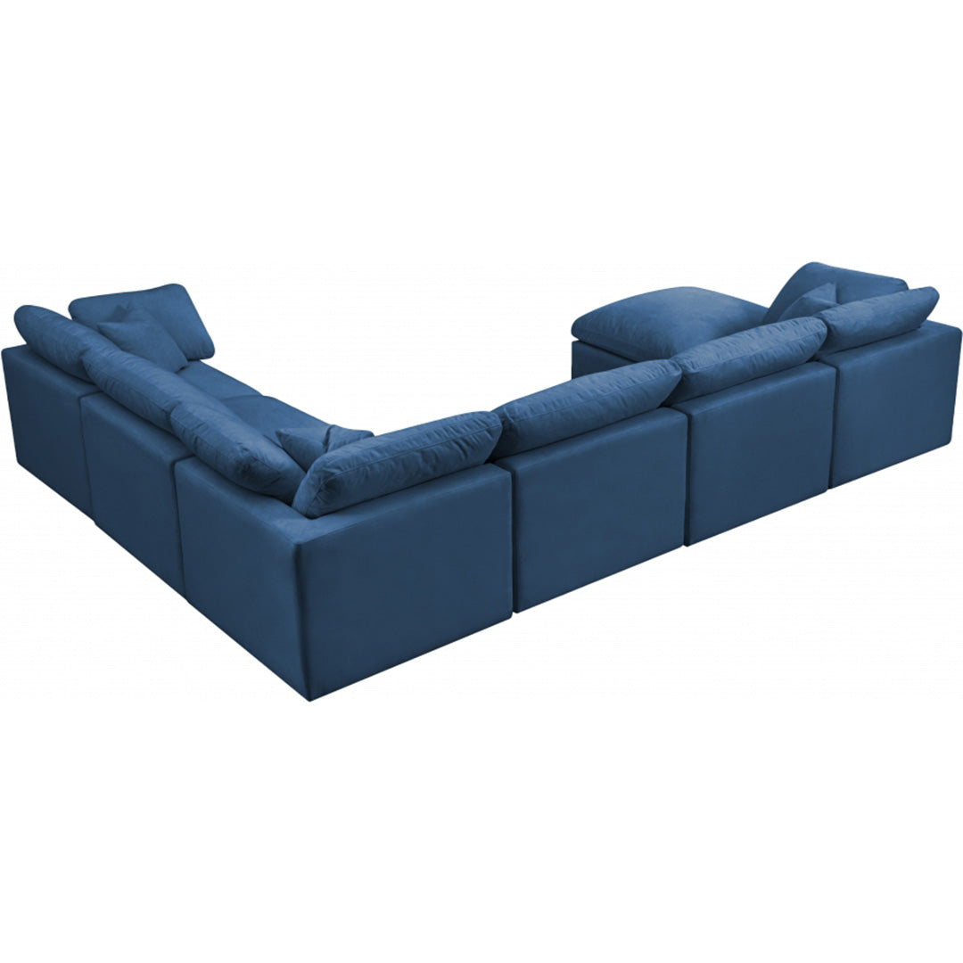 Plush Velvet Standard Comfort Modular Sectional