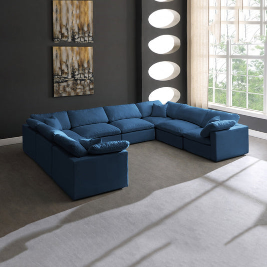 Plush Velvet Standard Comfort Modular Sectional