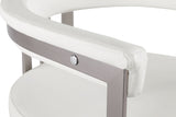 Marcello Counter Stool Set of 2 - Elegant Velvet Seating with Durable Chrome Frame for Modern Homes