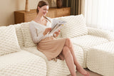 LAURENT 146" 4-Seater Sofa with 2 Ottomans